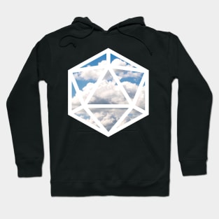 D20 Decal Badge - Clouds Hoodie